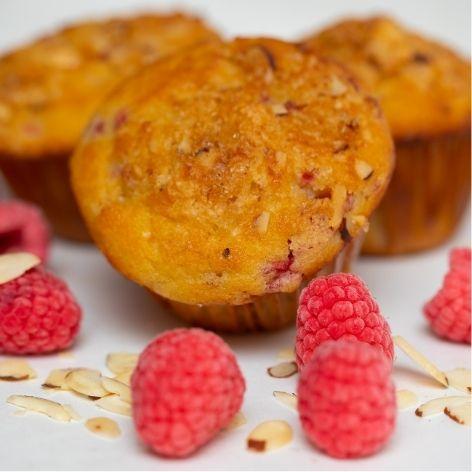 Raspberry Almond Muffin